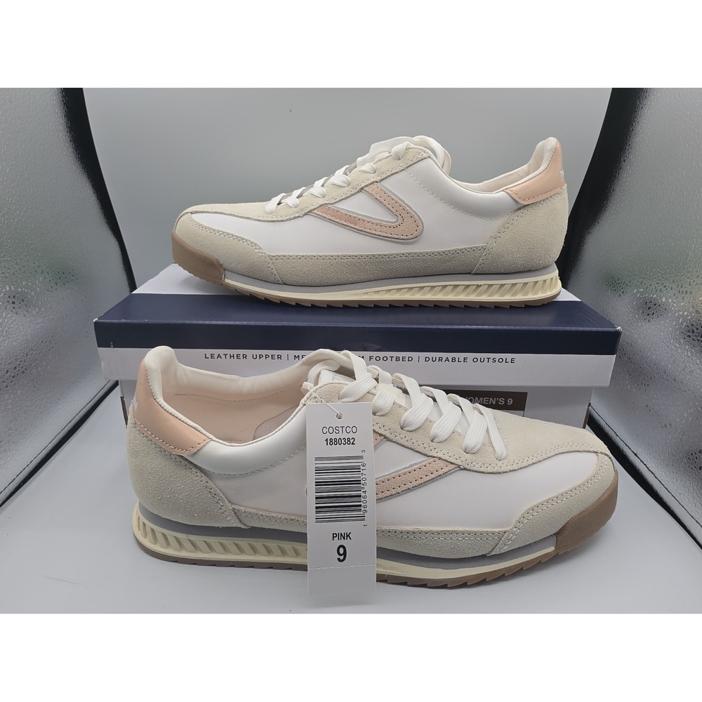 Tretorn Hailey Women's Jogger Sneaker White Pink 1880382 Size 9